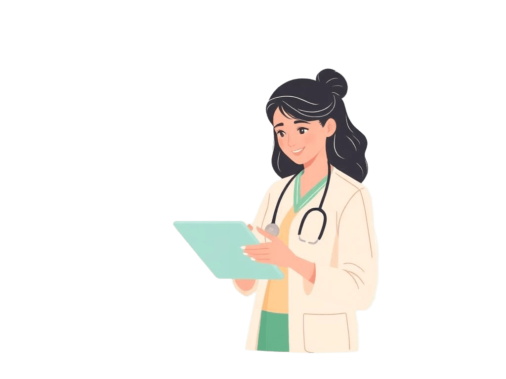 Therapeutin begrüßt eine neue Patientin in einer hellen Praxis